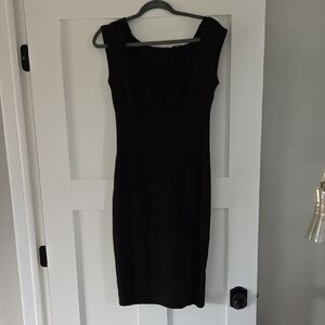 Betabrand Classic Black Mini Dress